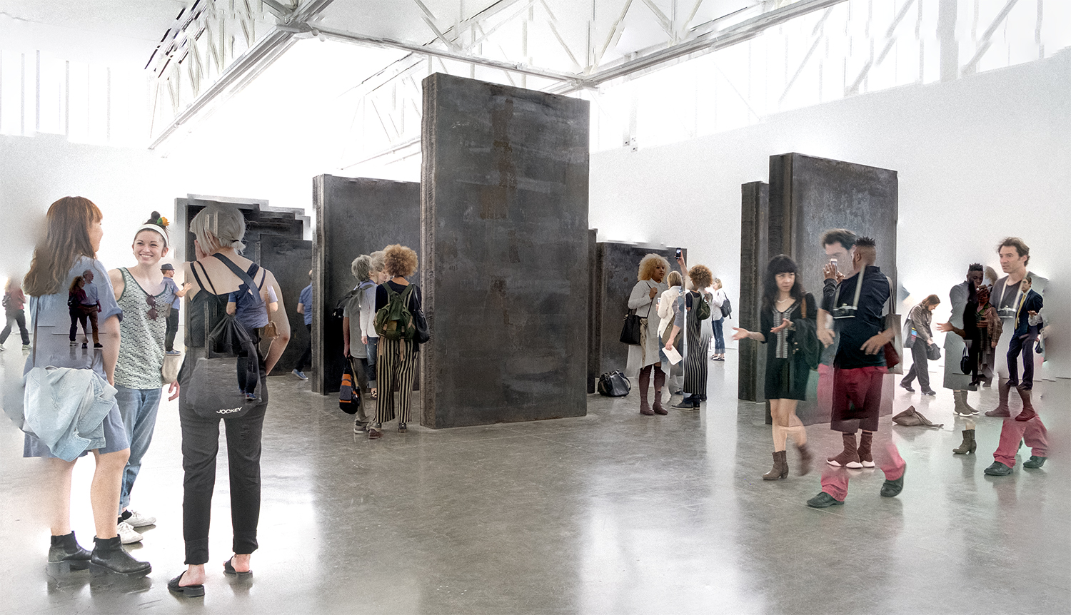 Richard Serra show, Gagosian Gallery